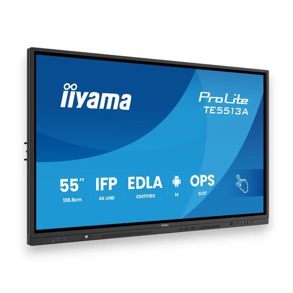 Picture of Iiyama 55 inch 4K Ultra HD PureTouch-IR Interactive Display